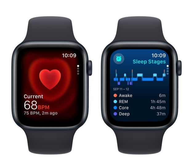 Apple Watch SE 2 44/Midnight Aluminum/Midnight Sport Band M/L GPS - 1180675 - zdjęcie 5